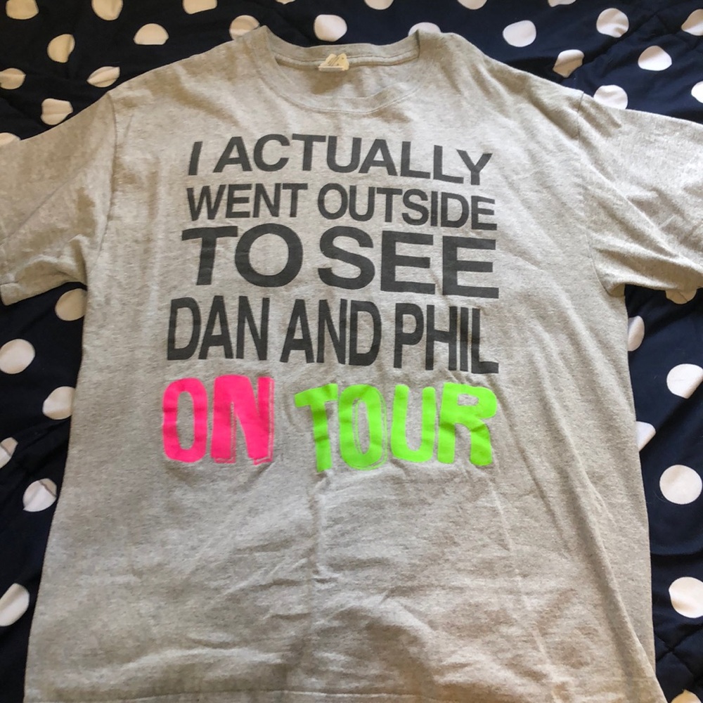 Dan and Phil On Tour shirt